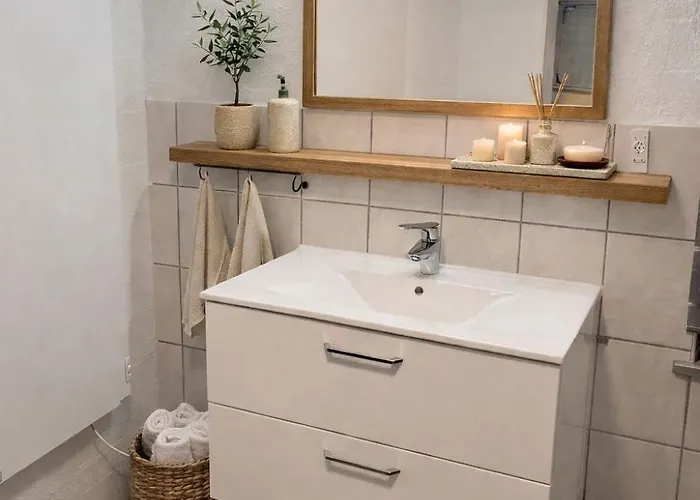 Casa de Férias Goldstueck Wohnen Im Weinberg